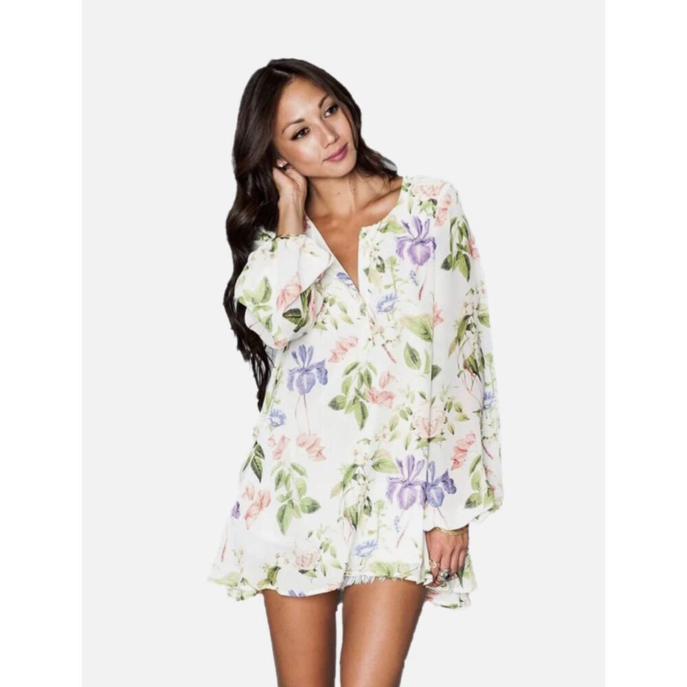 Show Me Your Mumu Jamie Multicolor Floral Flowy Tunic